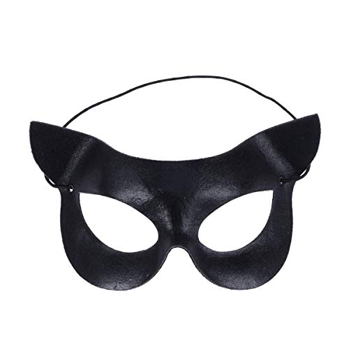 BinaryABC Halloween Costumes Mask,Halloween Masquerade Mask,Cat Eye Half Mask - Image 1