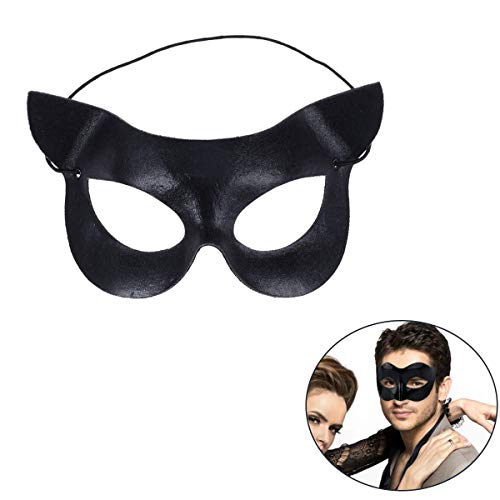 BinaryABC Halloween Costumes Mask,Halloween Masquerade Mask,Cat Eye Half Mask - Image 2