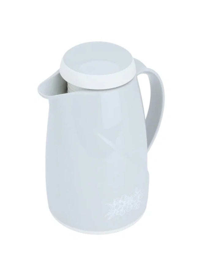 helios Thermos, 0.6 L, Glass Inner Carrier, Plastic Outer Body - Light Grey - Image 3