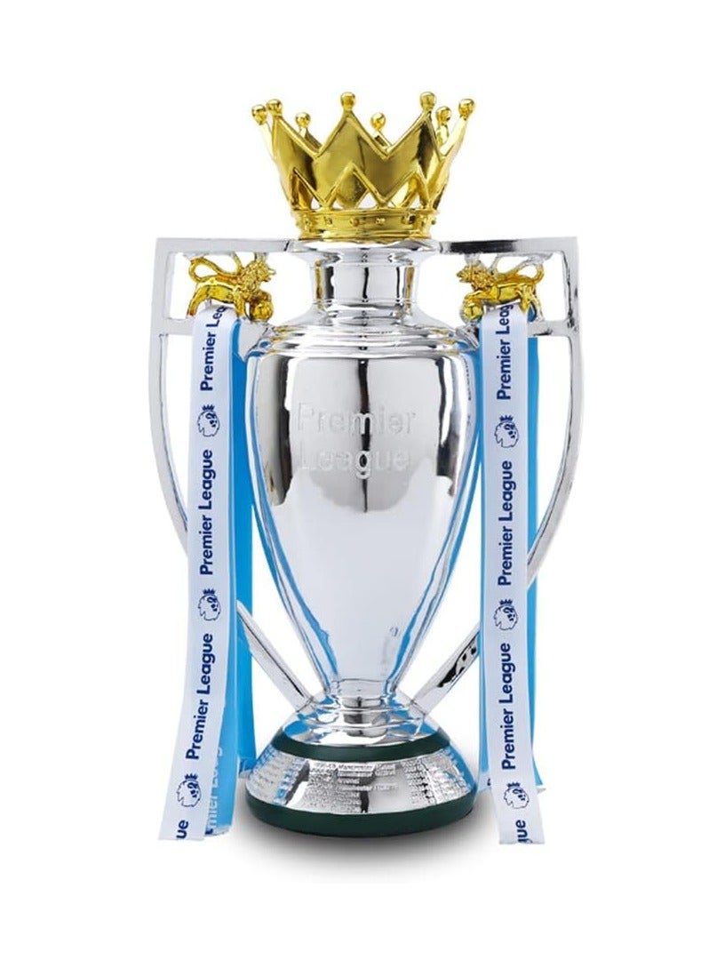 general Football Trophy, 2021/22 League Trophy with Ribbon, Champions Trophy, Perfect for Storing at Home or as a Gift (16CM Ribbon) - Image 1