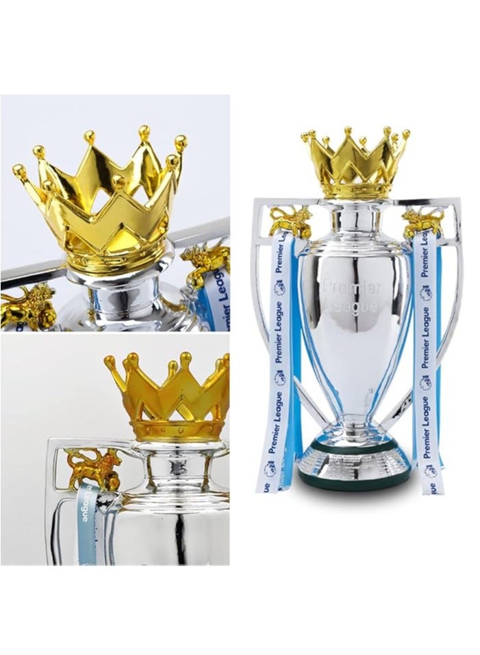 general Football Trophy, 2021/22 League Trophy with Ribbon, Champions Trophy, Perfect for Storing at Home or as a Gift (16CM Ribbon) - Image 2