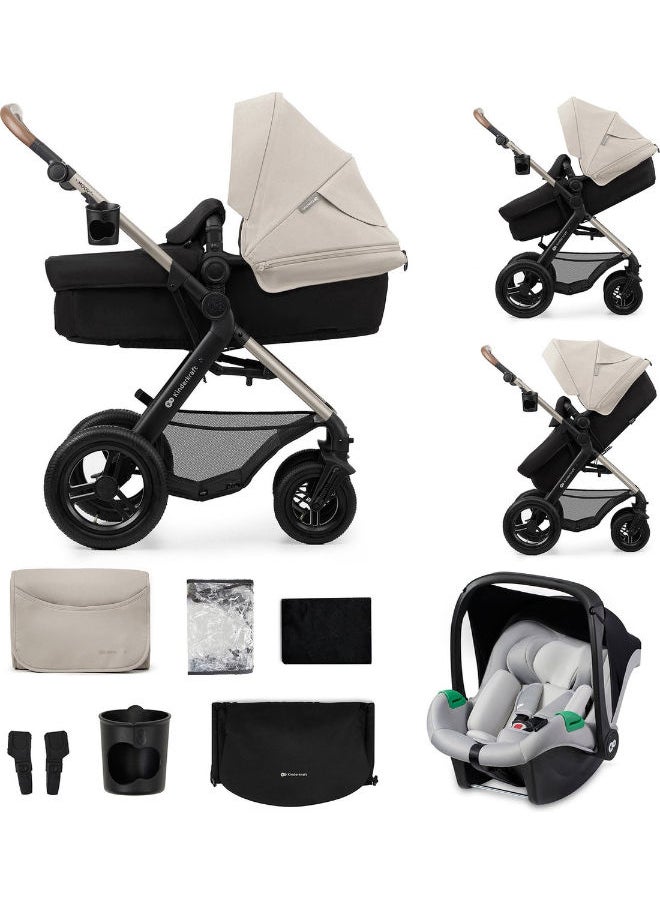 Kinderkraft - Kinderkraft MOOV 2 Air 3-in-1 Travel System with Car Seat - Image 1