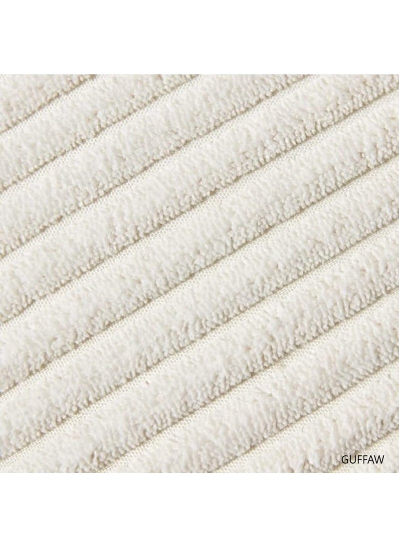 GUFFAW GUFFAW Microfiber Cushion Inserts with Luxurious Corduroy Cushion Covers Hotel Quality 24x24 inches 4  - Image 4