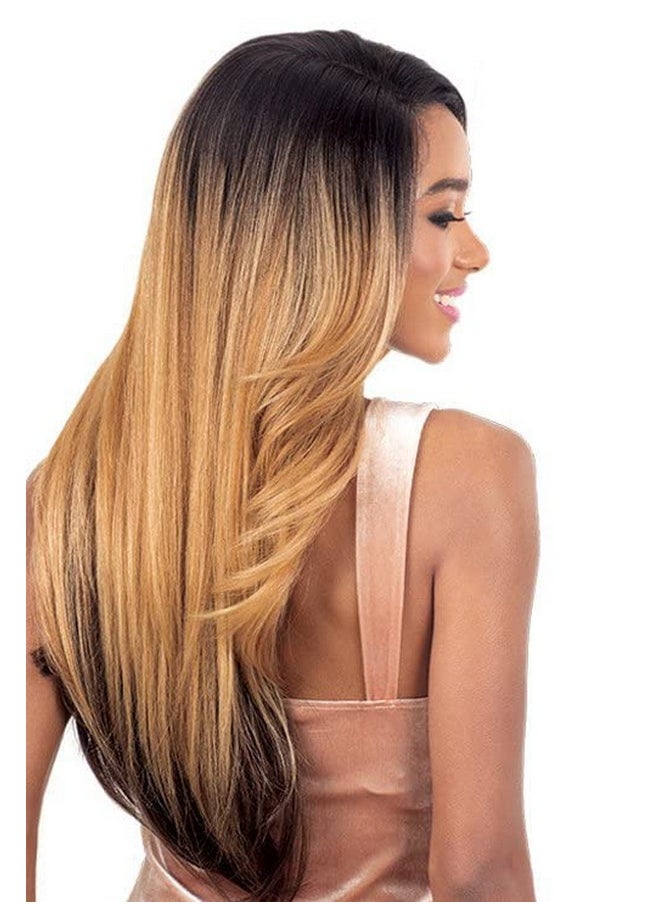 FREE TRESS Equal Synthetic Hair Lite Hd Lace Front Wig Rose (Color:2 Dark Brown)  - Image 5