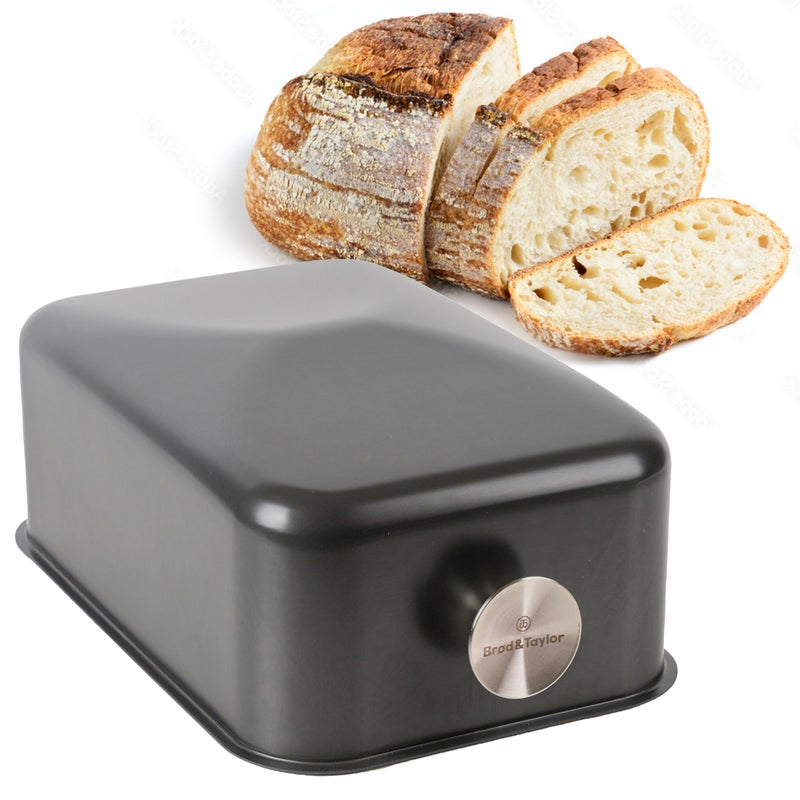 Brod & Taylor Ultralight Baking Shell for Sourdough Bread (Batard) â€“ No Preheating Needed for Crispy Crust and Even Baking - Image 1