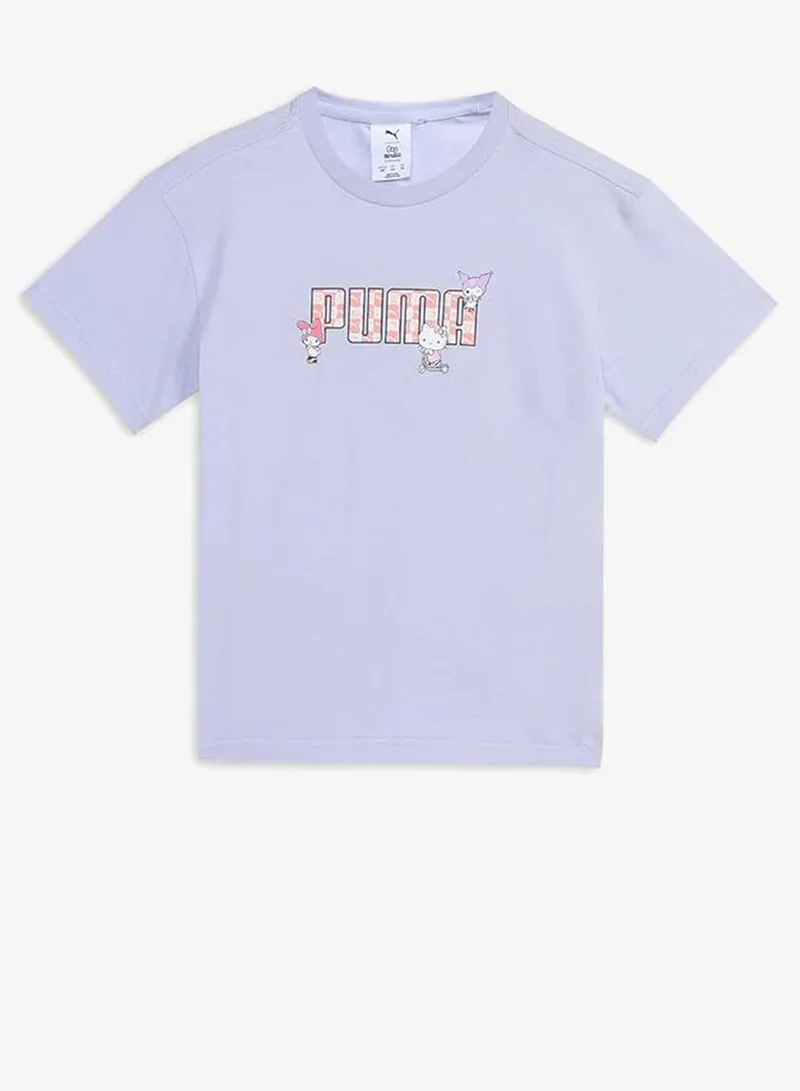 PUMA Kids Hello Kitty & Friends Relaxed Graphic T-Shirt