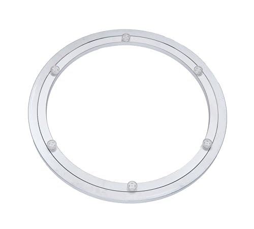 Dailydanny Aluminum Heavy Duty Lazy Susan Rotating Turntable Bearing Swivel Plate Hardware for Dining-Table (14 inch) - Image 1