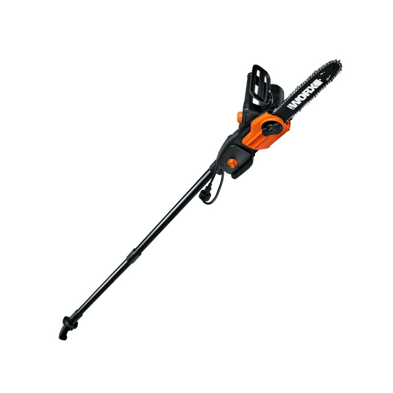 WORX Pole Saw, 8 Amp 10" Electric Pole Saw, Up to 10 ft., 28 ft/s chain speed - Image 1