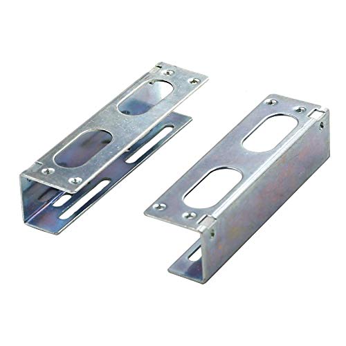 PHITUODA 3.5" to 5.25" Hard Drive Bay Metal Mounting Bracket Adapter for 5.25" Internal Bay Drive, HDD Drive Adapter -2 Pairs - Image 3