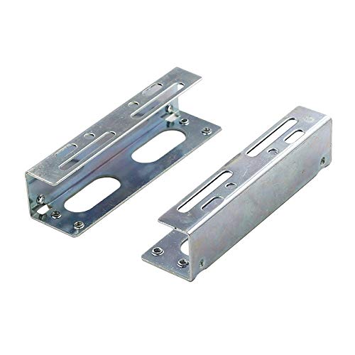 PHITUODA 3.5" to 5.25" Hard Drive Bay Metal Mounting Bracket Adapter for 5.25" Internal Bay Drive, HDD Drive Adapter -2 Pairs - Image 2
