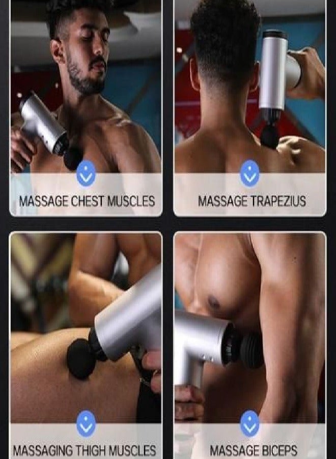 Massage gun for the face and all parts of the body - black - Image 5