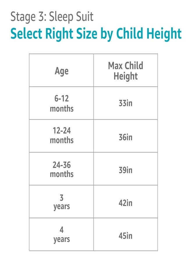LOVE TO dream بدلة نوم إضافية دافئة للأطفال (24-36 شهرًا) من لوف تو دريم، كيس نوم ناعم للغاية بتنظيم درجة الحرارة، بطانية قابلة للارتداء بوزن 3.5TOG، رمادي - Image 5