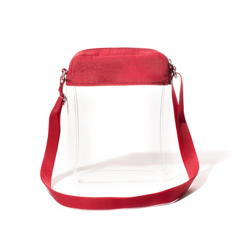 Baggallini womens Stadium Clear Bryant Crossbody cross body handbags, Red, One Size US - Image 4