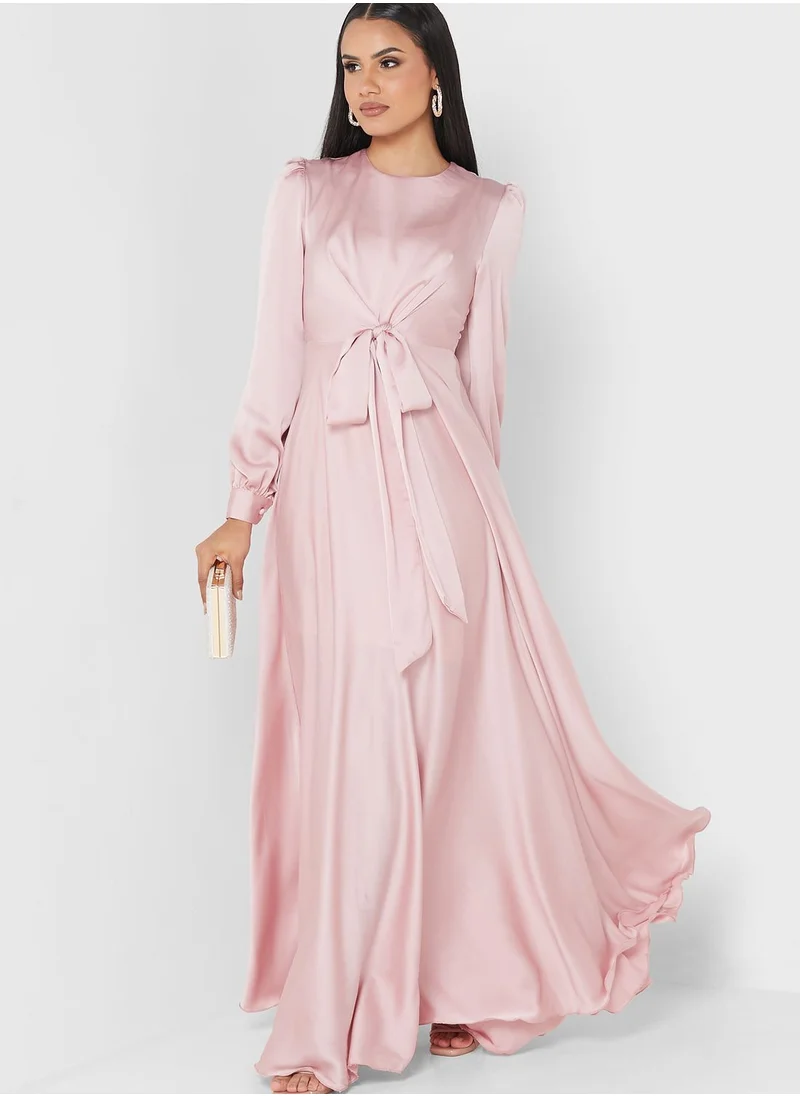 Khizana Crossed Front Detail Dress