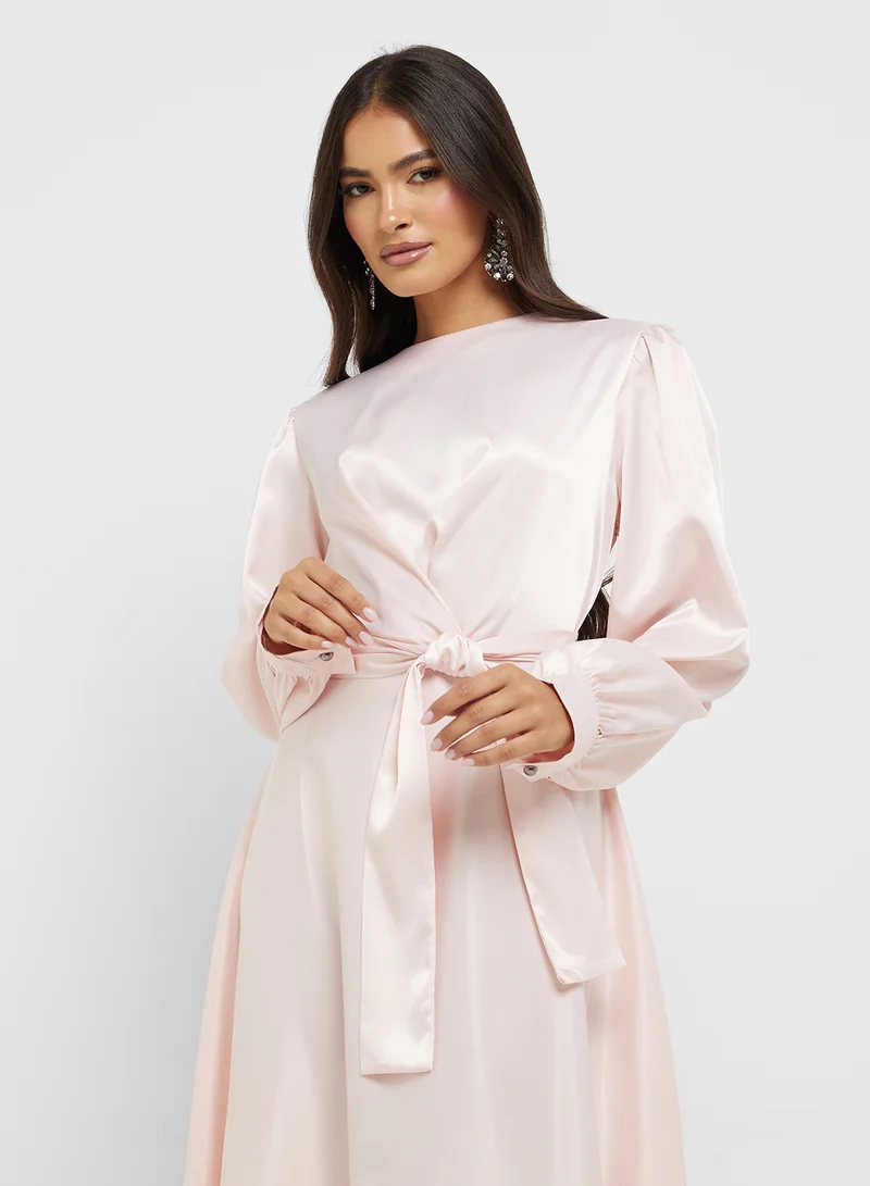 Khizana Satin Maxi Dress