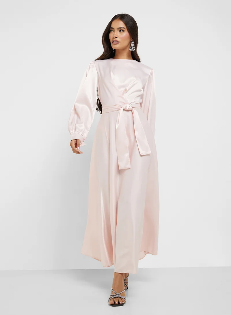 Khizana Satin Maxi Dress
