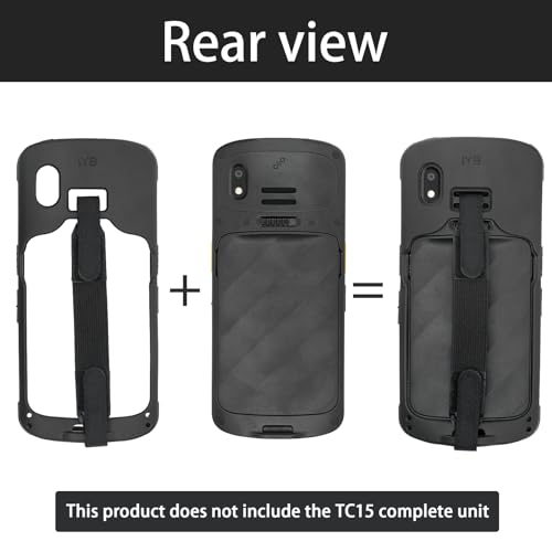 CARPSDZY TC15 Protective Case with Handstrap for Zebra TC15 Barcode Scanner Handheld Mobile Computer, Rugged Bumper Cover - Image 4