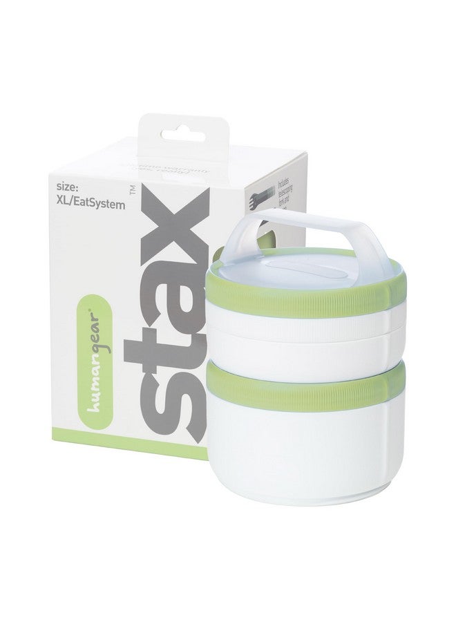 humangear Eat System, White/Green, XL - Image 1