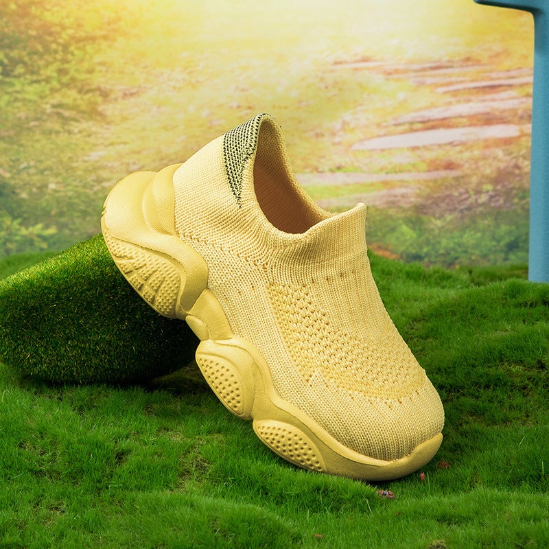 Toddler Indoor Shoes Children'S Socks Shoes Cold Sticky Xi Yin Knitted Shoes Slip-On Sneaker - Image 4