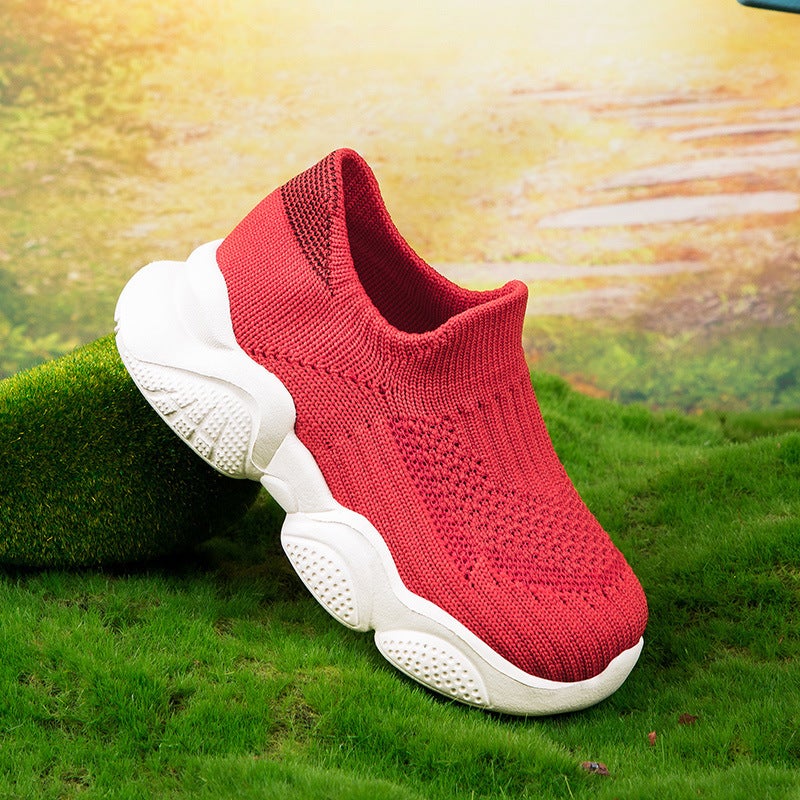 Toddler Indoor Shoes Children'S Socks Shoes Cold Sticky Xi Yin Knitted Shoes Slip-On Sneaker - Image 2