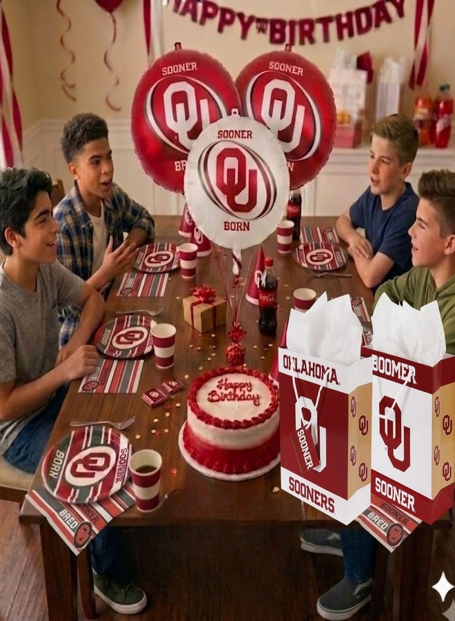 Havercamp Oklahoma Sooners Gift Bag – Large OU Logo Party Favor Bag, Durable Reusable College Gift Bag for Birthdays, Tailgate & Fan Gifts - Image 5