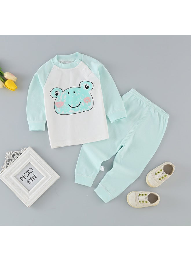 Autumn And Winter Children's Underwear Set Baby Cotton Autumn Clothes Long Pants Pajamas Home Clothes Children's Clothing