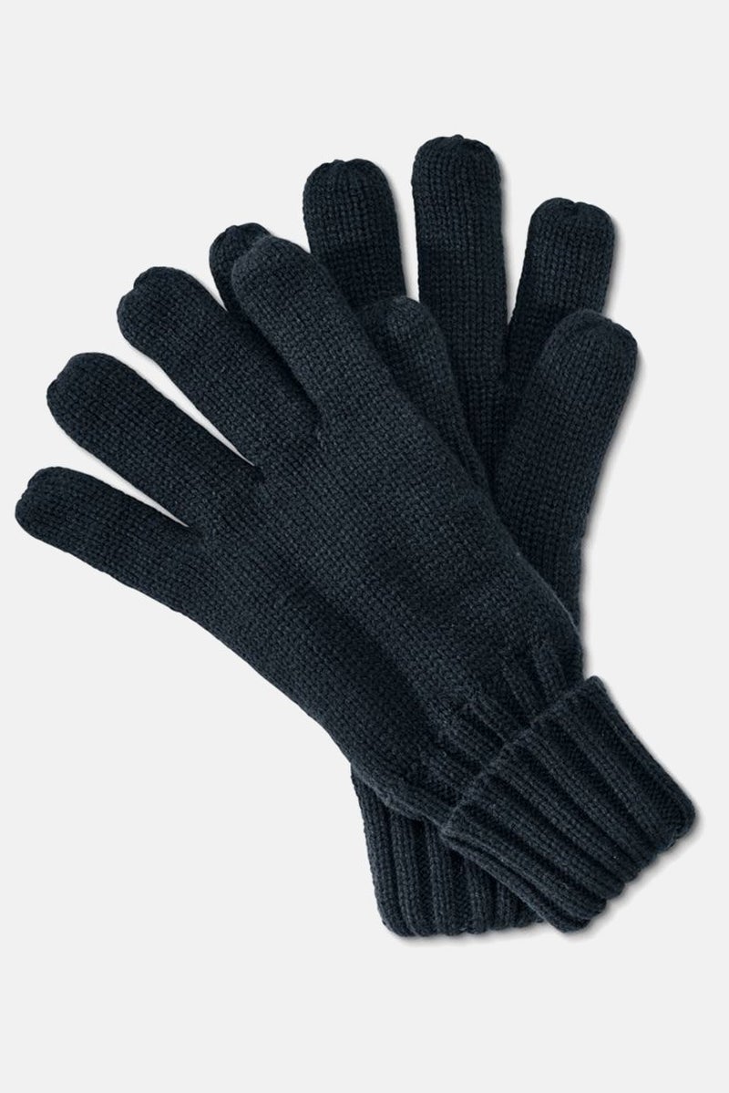 Tchibo Men 1 Pair Of Knitted Gloves, Navy Blue - Image 1