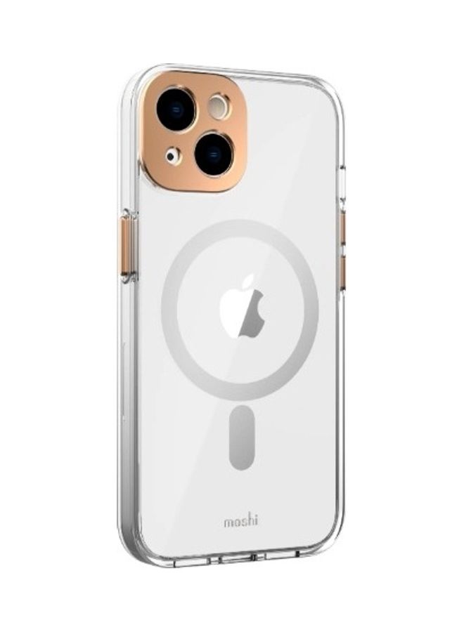 Moshi iGLAZE Apple iPhone 14 6.1" Case with MagSafe & Cam Cover - Sunset Gold - Image 1
