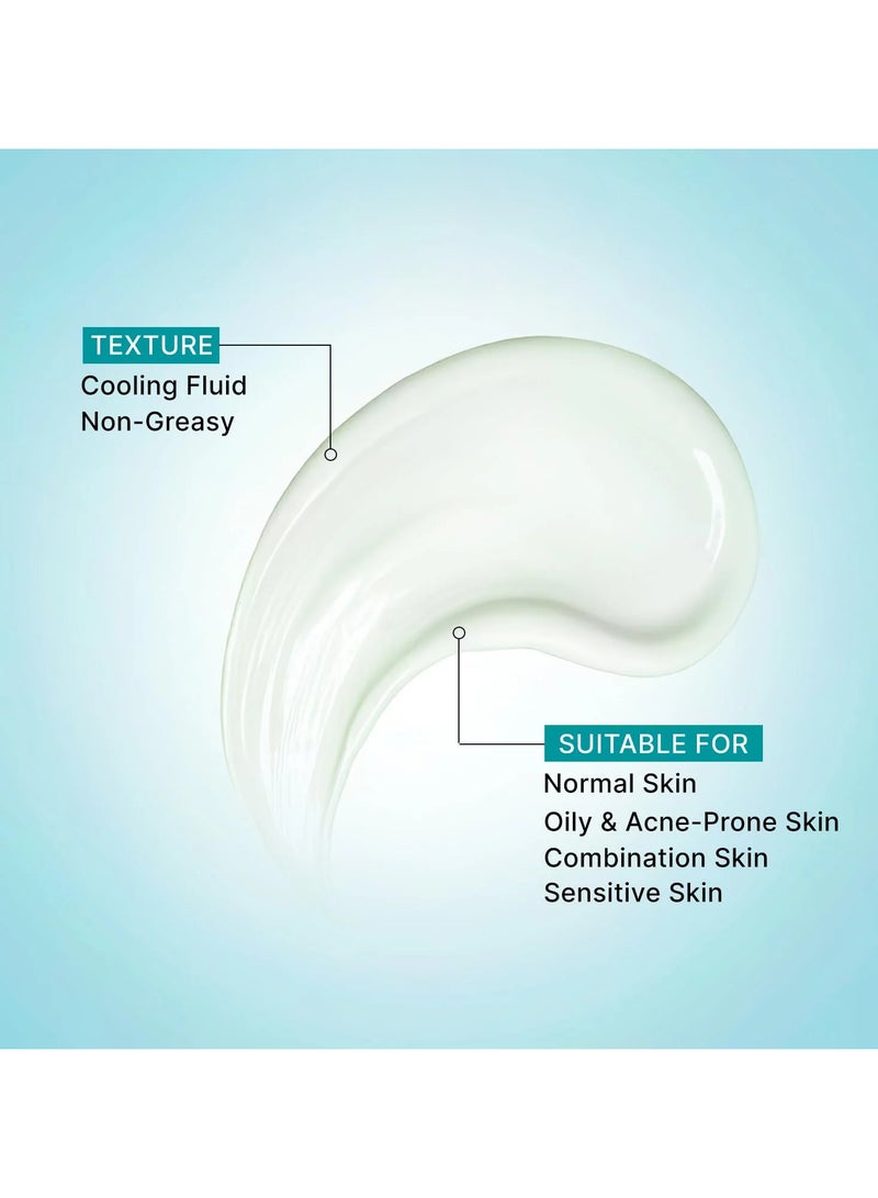 Pilgrim Korean Aloe Cooling Fluid Sunscreen SPF 50+ PA++++ with Hyaluronic Acid | No White Cast | Prevents Tanning | Lightweight & Water-Resistant | For All Skin Types | For Women and Men | 50ml - Image 4