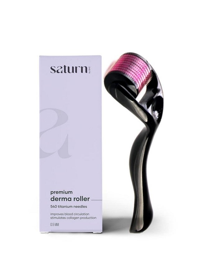 Saturn by GHC Anti-Aging Skincare Bundle: 1% Retinol Face Serum (30ml) and 0.5mm Derma Roller - Night Serum with Vitamin C, Niacinamide | Hyaluronic Acid for Fine Line Reduction and Radiant Skin - Image 5