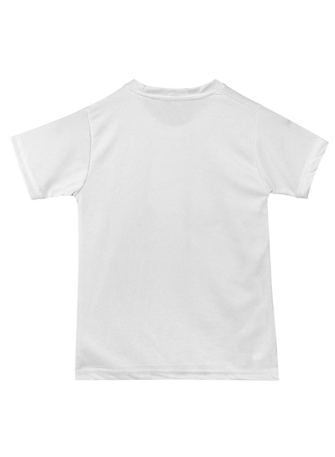 RISH Tshirt for Boys and Kids | Soft Quick Dry Tshirts - Rubic Cube Melting Printed Casuals - White Tshirt 3-4 Years - Image 2