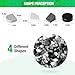 MANNIDOO 4800 Pieces Flat Parts and Pieces 4 Sizes Classic DIY Dots Expansion Set Building Bulk Studs Accessory for Smooth Surface Compatible with All Major Brands 4 Colors - Image 4