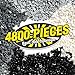 MANNIDOO 4800 Pieces Flat Parts and Pieces 4 Sizes Classic DIY Dots Expansion Set Building Bulk Studs Accessory for Smooth Surface Compatible with All Major Brands 4 Colors - Image 2