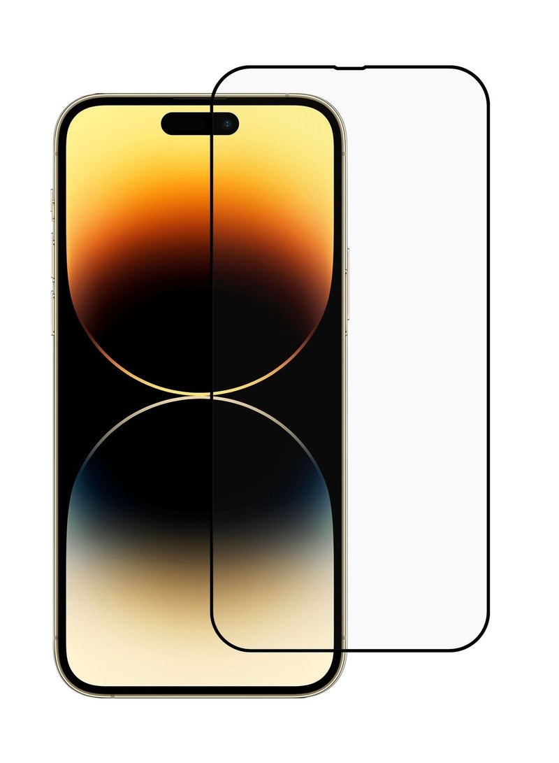 BORTONY iPhone 14 Pro Max 9H Hardness Tempered Glass Screen Protector Bubble Free Ultra HD Case Friendly Full Coverage For Apple iPhone 14 Pro Max 6.7" - Image 1