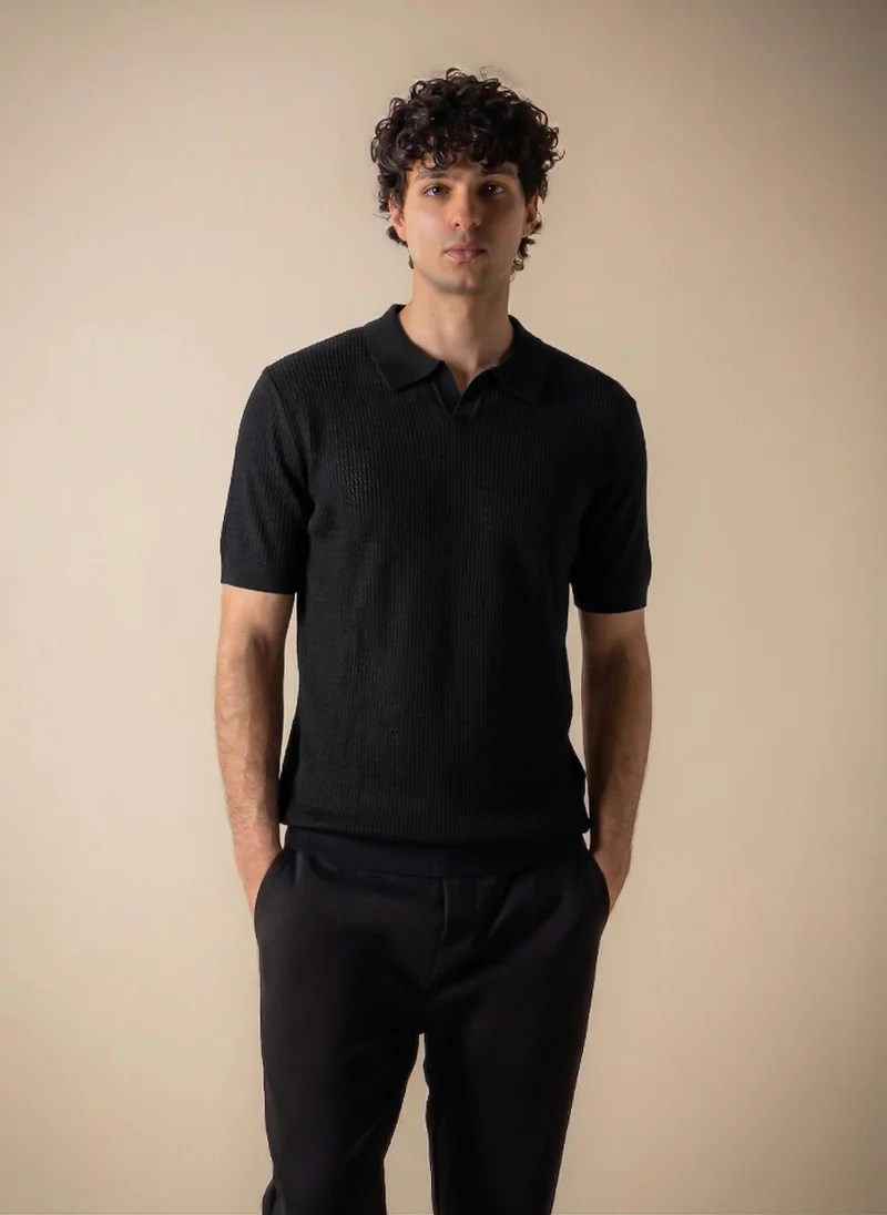 شايبس MIDWEIGHT TEXTURED POLO SHIRT