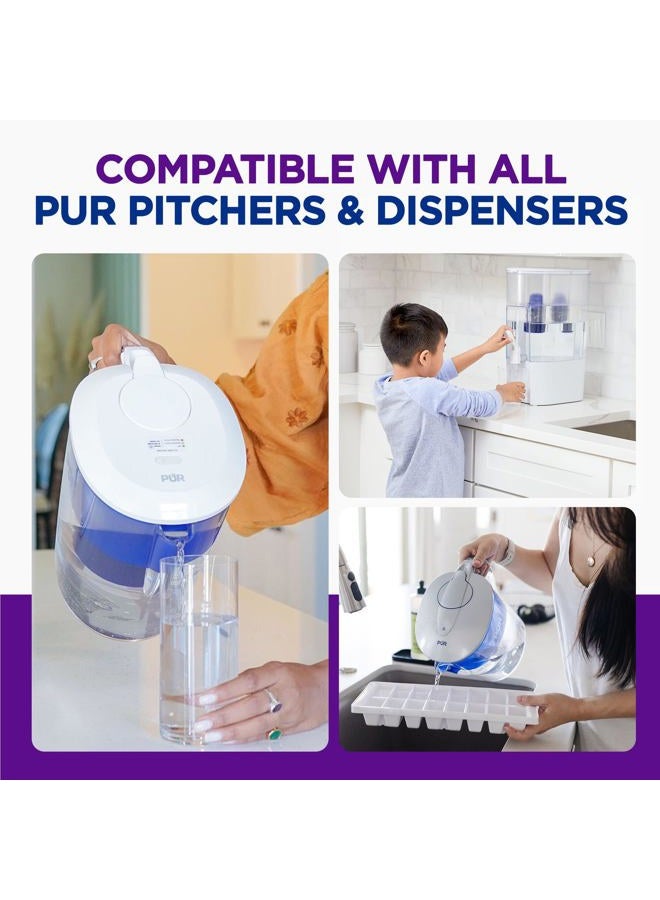 Pur Water Pitcher Replacement Filter (Pack of 4), Blue – Compatible with all PUR Pitcher and Dispenser Filtration Systems, PPF900Z - Image 4