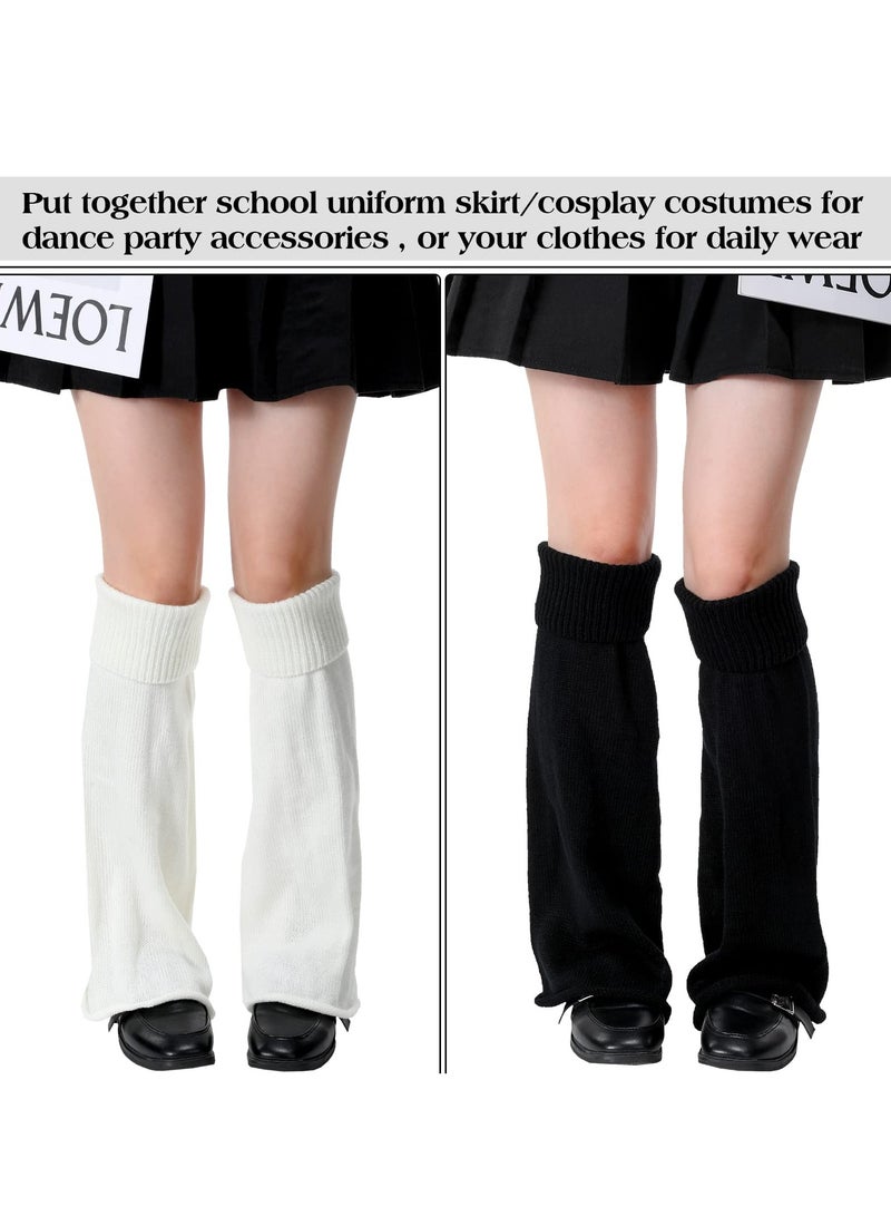 SOLARAE Ribbed Leg Warmers Crochet Long Kawaii Boot Socks for Party Dance Sports Yoga Accessories - Image 5