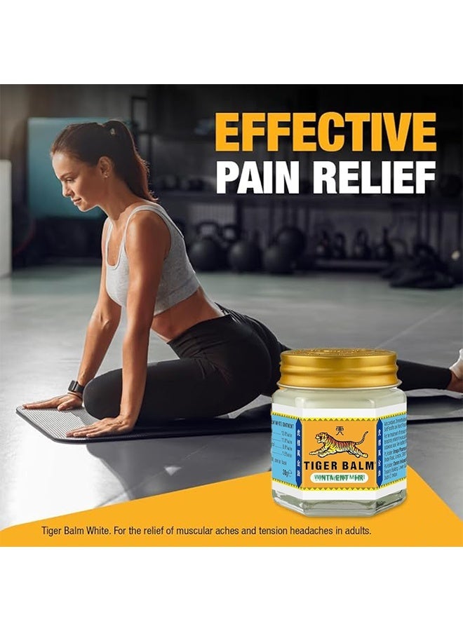 APPTRIN Pain Relieving Ointment White Balm 19.4g, Headache Remedies, Relieves Stuffy Nose, Flatulence and Itch Due to Insect Bites, Fast Acting Pain-Relief Properties - Image 2