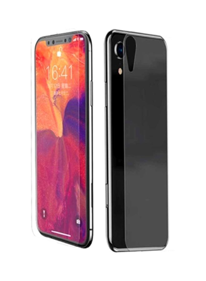 NIBEMINENT 2-Piece Tempered Glass Screen Protector For Apple iPhone XR Clear - Image 2