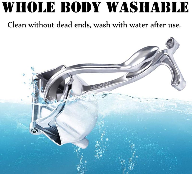 Fruit juicer,Aluminium Manual Juicer Alloy Fruit Hand Squeezer Heavy Duty Lemon Orange Juicer Manual Fruit Press Squeezer Fruit Juicer Extractor Tool (LN-RLTZ-VVP2) - Image 3