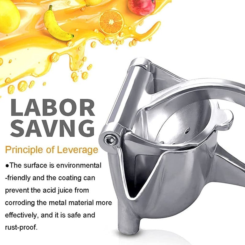 Fruit juicer,Aluminium Manual Juicer Alloy Fruit Hand Squeezer Heavy Duty Lemon Orange Juicer Manual Fruit Press Squeezer Fruit Juicer Extractor Tool (LN-RLTZ-VVP2) - Image 1