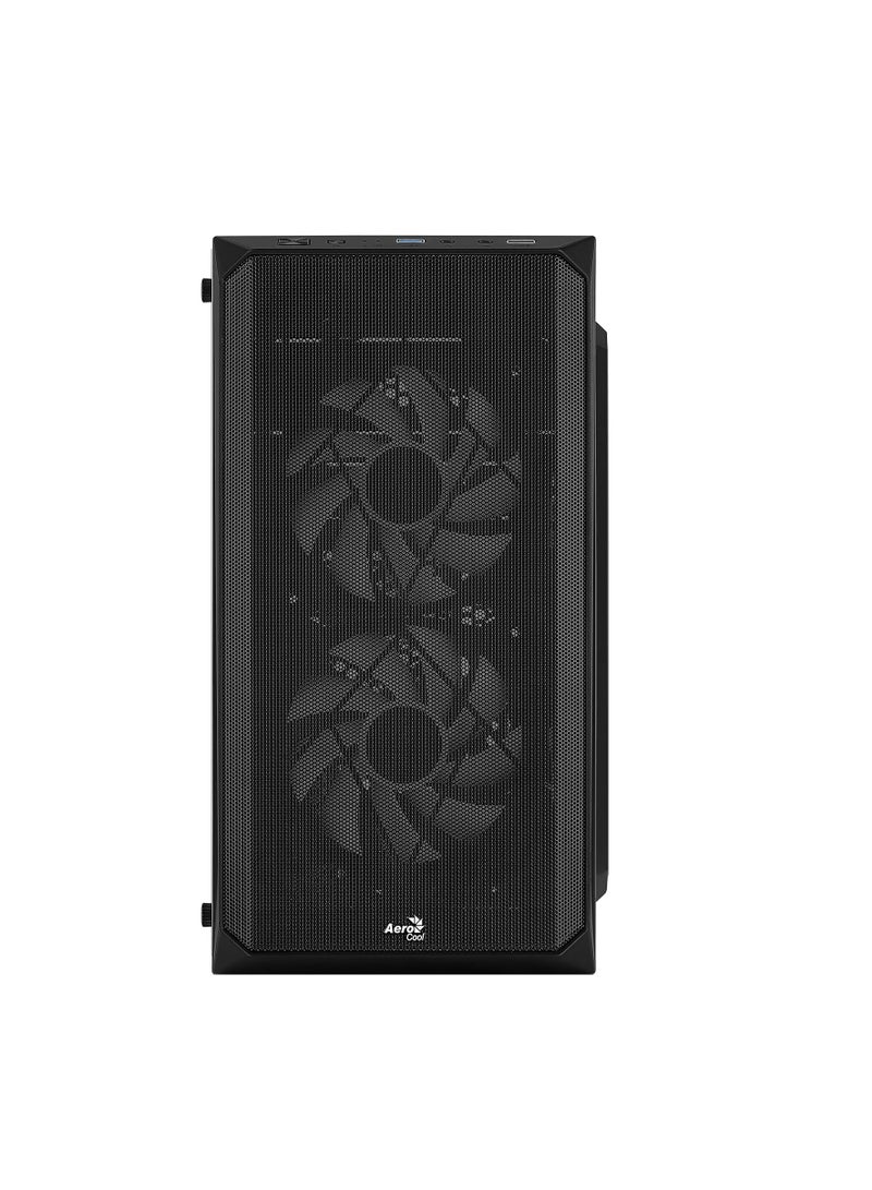 AeroCool CS107 V2 MicroATX PC Case Side Window 3 x 120mm FRGB Fan CS107V2 Black - Image 5