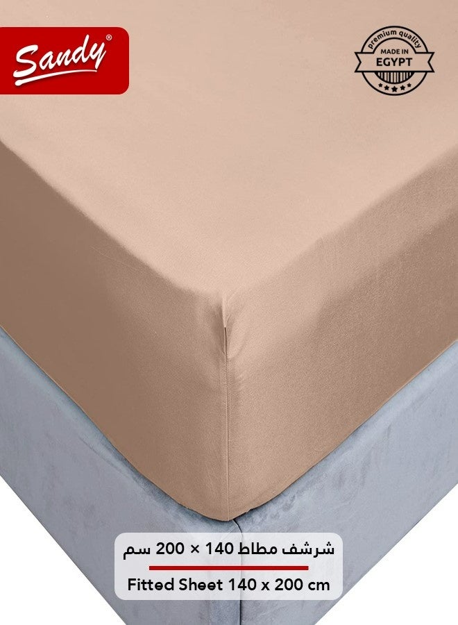 ساندي طقم شراشف سرير ساندي فاخر بجودة الفنادق شرشف مسطح وشرشف مطاط مع أغطية وسائد، طقم من أربعة قطع، شديد النعومة وجيد التهوية وبارد, مقاس نفر ونص دبل (205 × 243 سم & 140 × 200 +30 سم), توسكاني - Image 5