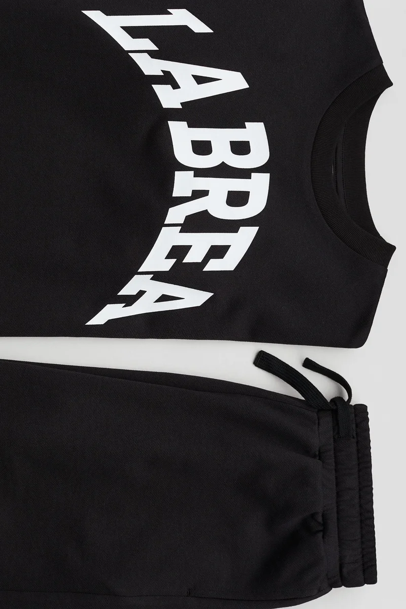 اتش اند ام طقم من تي-شيرت وشورت - قطعتين