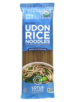 Lotus Brown Udon Rice Noodles 8 oz (227 g) 