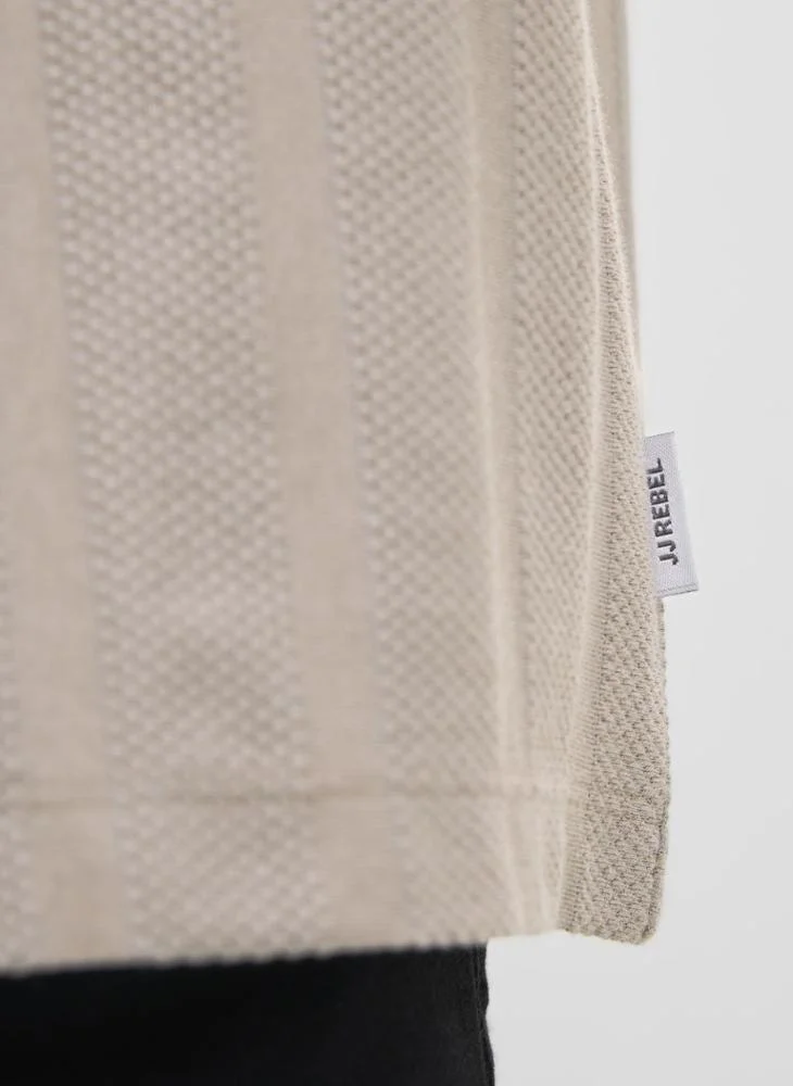JJ Rebel  Stripe Regular Fit Polo for Men | Best Price UAE