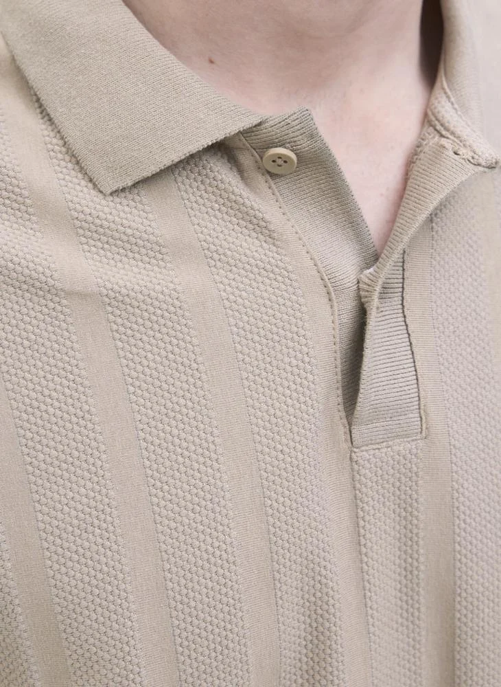 JJ Rebel  Stripe Regular Fit Polo for Men | Best Price UAE
