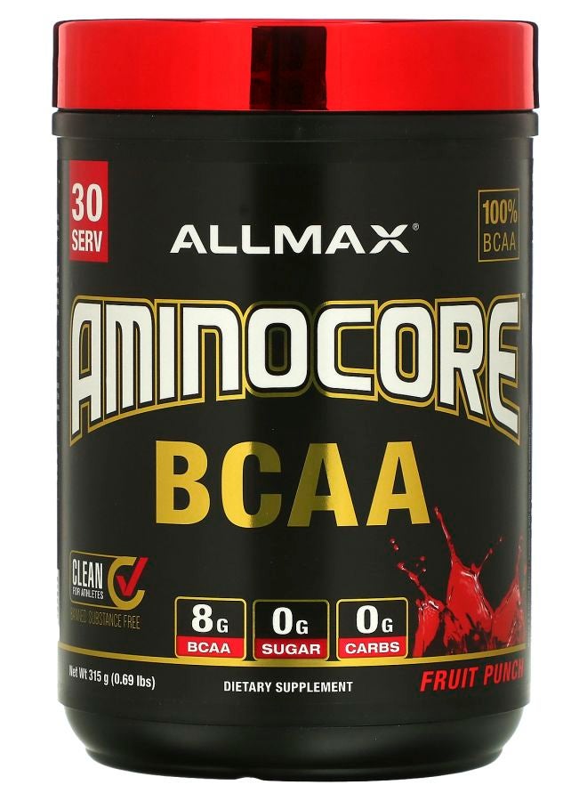 Allmax AMINOCORE™ BCAA Fruit Punch 0.69 lbs (315 g)