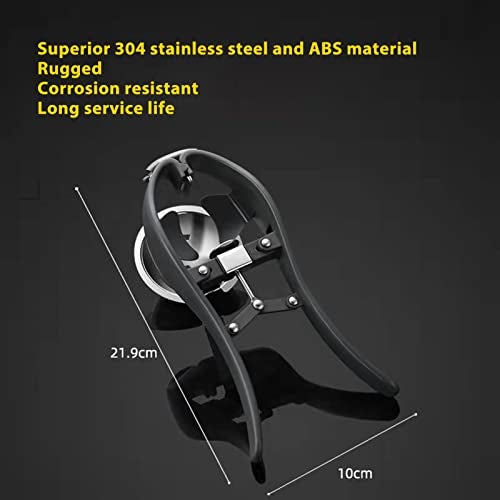 Ashata Egg Cracker, Stainless Steel Egg Separator, Professional Handheld Automatic Quick Egg Opener Egg Separator for Kitchen Tools - Image 4