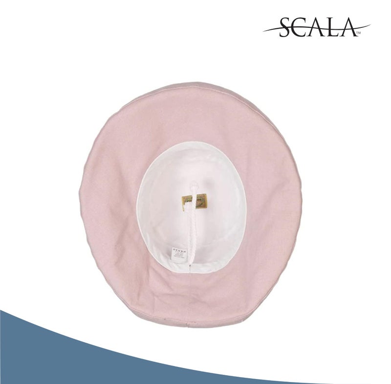 Scala Women's Medium Brim Cotton Hat, Black, One Size - Image 4